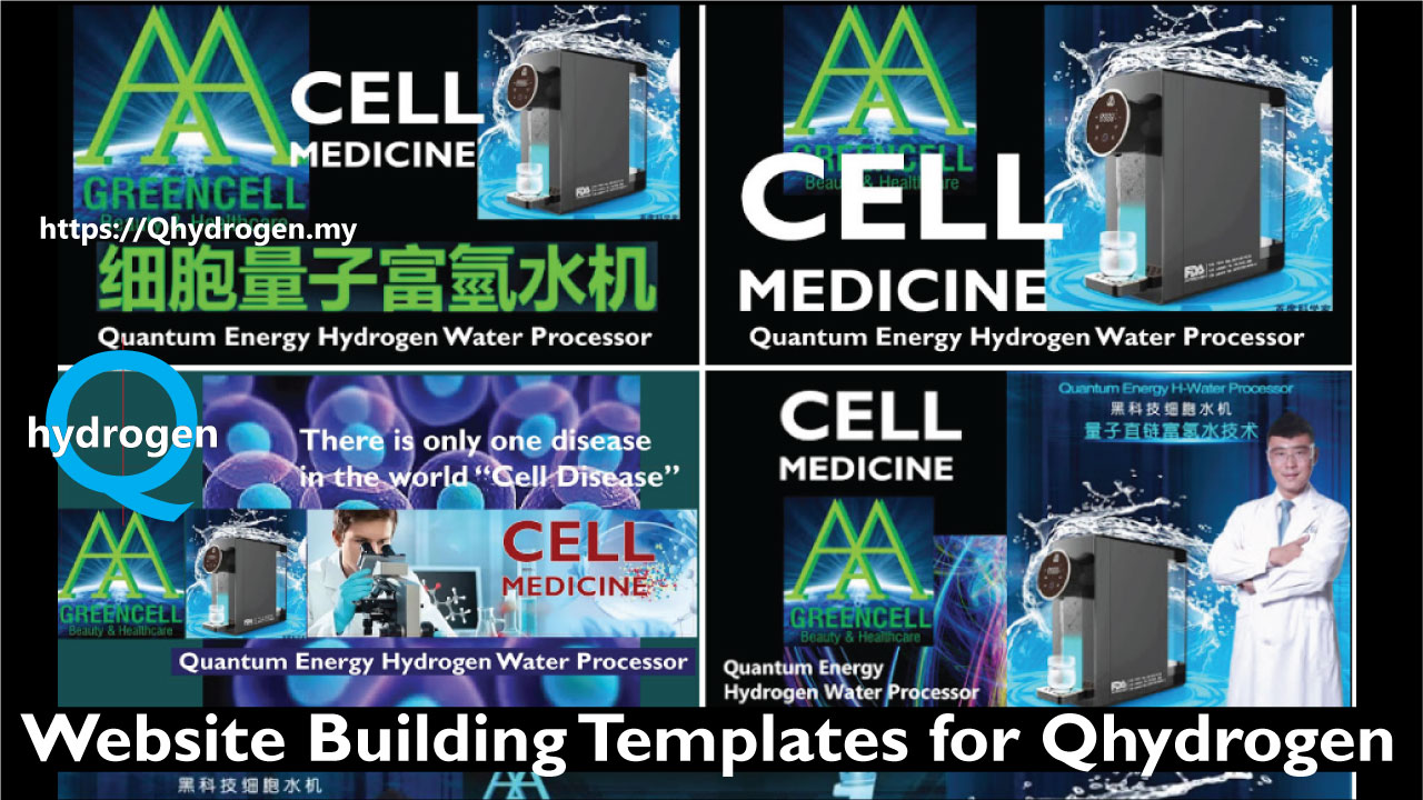 Website Building Templates for Qhydrogen AAA GreenCell to Boost Productivity Quantum Energy Hydrogen Water Processor1A